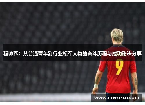 程帅澎：从普通青年到行业领军人物的奋斗历程与成功秘诀分享